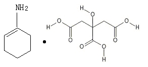 Cyclohex-1-enamine citrate